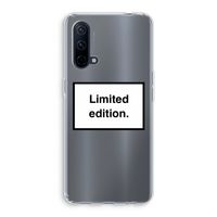 Limited edition: OnePlus Nord CE 5G Transparant Hoesje