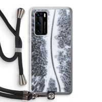 Snøfall: Huawei P40 Transparant Hoesje met koord