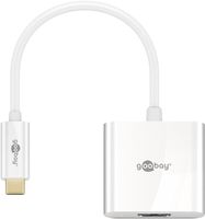 Goobay USB-C naar HDMI kabel - 3840*2160p @ 60Hz & 3D - USB-C adapterkabel - 0,2 meter Goobay USB-C naar HDMI kabel - 3840*2160p @ 60Hz & 3D - USB-C adapterkabel - 0,2 meter