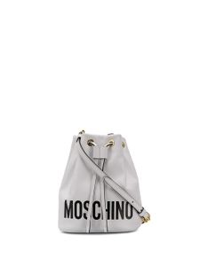 Moschino sac seau à logo - Blanc