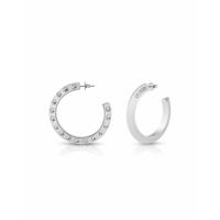 Dames oorbellen Guess JUBE01489JWRHT-U Staal