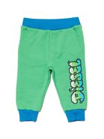 Diesel Kids pantalon de jogging à logo imprimé - Vert