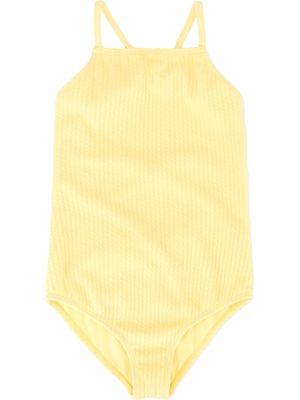 Duskii Girl maillot de bain Amelie à bretelles croisées - Jaune