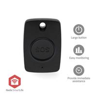 Nedis Smart Home Paniekknop | Zigbee 3.0 | Batterijtype: CR2450 | Zwart - ZBPB10BK