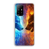 Fire & Ice: Oppo A94 5G Transparant Hoesje