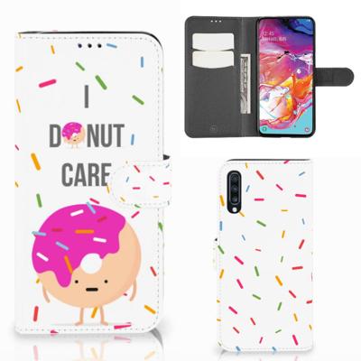 Samsung Galaxy A70 | Book Cover | Donut Roze