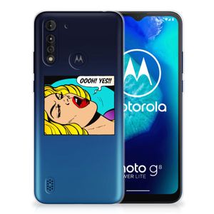 Motorola Moto G8 Power Lite Silicone Back Cover Popart Oh Yes