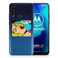 Motorola Moto G8 Power Lite Silicone Back Cover Popart Oh Yes - thumbnail