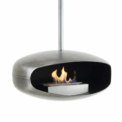 New York UFO-60 plafond-hangende | Hein & Haugaard | Plafond bio-ethanol haard | Staal