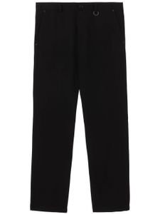 Burberry pantalon de costume à coupe droite - Noir