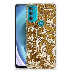 Siliconen Hoesje Motorola Moto G71 5G Barok Goud