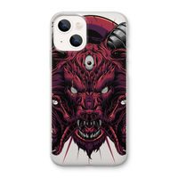 Hell Hound and Serpents: iPhone 13 mini Transparant Hoesje