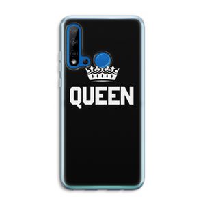 Queen zwart: Huawei P20 Lite (2019) Transparant Hoesje