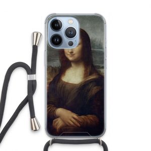 Mona Lisa: iPhone 13 Pro Transparant Hoesje met koord
