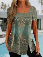 Jersey Casual Ethnic Shirt - thumbnail