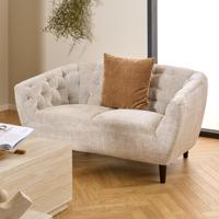 Bendt 2-zits Bank 'Loes' Chenille, kleur Beige Bendt 2-zits Bank 'Loes' Chenille, kleur Beige
