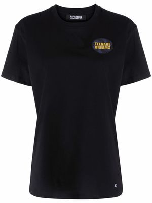 Raf Simons t-shirt à détails de patch - Noir
