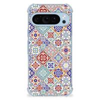 Google Pixel 9 | 9 Pro Anti-Shock Hoesje Tiles Color