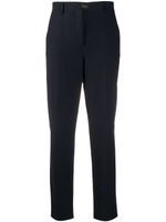 Ferragamo pantalon droit à plaque Gancini - Bleu