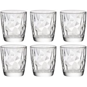 Bormioli Rocco waterglazen/sapglazen Diamond Dof - 6x stuks - 390 ml - Drinkglazen