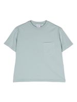 Aspesi Kids t-shirt en coton à poche poitrine - Bleu