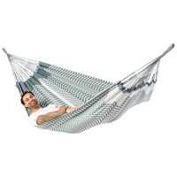 Hangmat Tweepersoons 'Sounds' Arctic - Grijs - 160 kg - Luilak