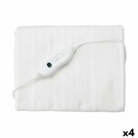 Elektrische deken 60 W Wit Polyester 80 x 1 x 150 cm (4 Stuks)