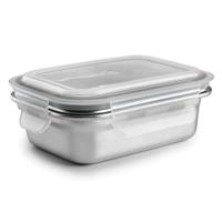Lunchbox Ibili 669306 Roestvrij staal Rechthoekig 600 ml