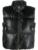 Michael Michael Kors gilet matelassé à col montant - Noir