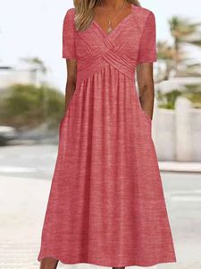 Plain Sweetheart Neckline Regular Fit Casual Dress