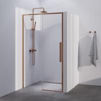 BRAUER Season nisdeur model B met schuifdeur helder glas 120x200 omkeerbaar incl. glascoating Season-Koper