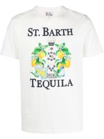 MC2 Saint Barth T-shirt met logoprint - Wit - thumbnail