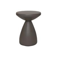 Bijzettafel Rond - 36x48 - Warm Grey - Metaal