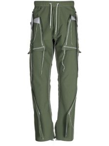 sulvam pantalon à empiècements contrastants - Vert