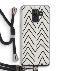 Marrakech Arrows: Samsung Galaxy J8 (2018) Transparant Hoesje met koord