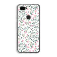 Sierlijke bloemen: Google Pixel 3a Transparant Hoesje