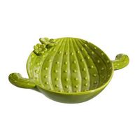 Schaal Cactus - groen - 4,3x22x22,5 cm - Leen Bakker - thumbnail