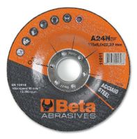 Beta afbraamschijven tools ø125 mm voor staal met doorgezet center (10 stuks)
