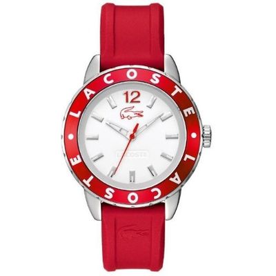 Lacoste horlogeband 2000668 / LC-54-3-27-2285 Rubber Rood 18mm