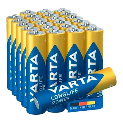 Batterijen Varta longlife power aaa - lr03 1,5 V AAA LR03 (24 Onderdelen) (24 Stuks)