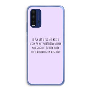 Regenboog: Xiaomi Redmi 9T Transparant Hoesje
