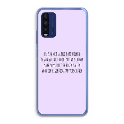 Regenboog: Xiaomi Redmi 9T Transparant Hoesje
