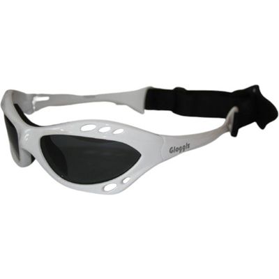 Glogglz Zwembril Rayz Polycarbonaat Wit/grijs One-size Glogglz Zwembril Rayz Polycarbonaat Wit/grijs One-size