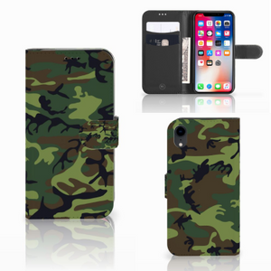 Apple iPhone Xr Telefoon Hoesje Army Dark