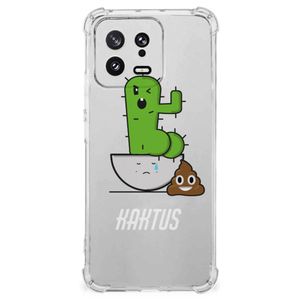 Xiaomi 13 Stevig Bumper Hoesje Cactus Poo