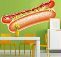 Sticker hot dog - thumbnail
