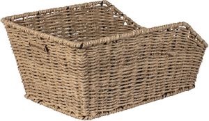 Basil cento rattan look - fietsmand - achterop - lichtbruin