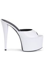 Giuseppe Zanotti sandales à semelle plateforme - Blanc - thumbnail