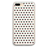 Hartjes: iPhone 7 Plus Transparant Hoesje