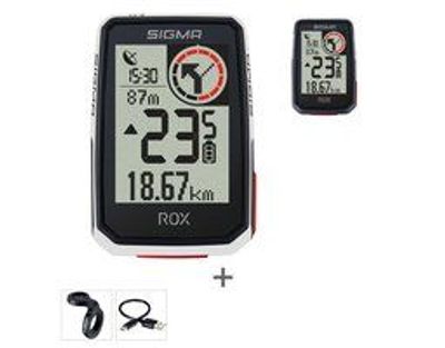 Sigma rox 2.0 gps zw/zw standaard stuurhouder + usb-c oplaadkabel